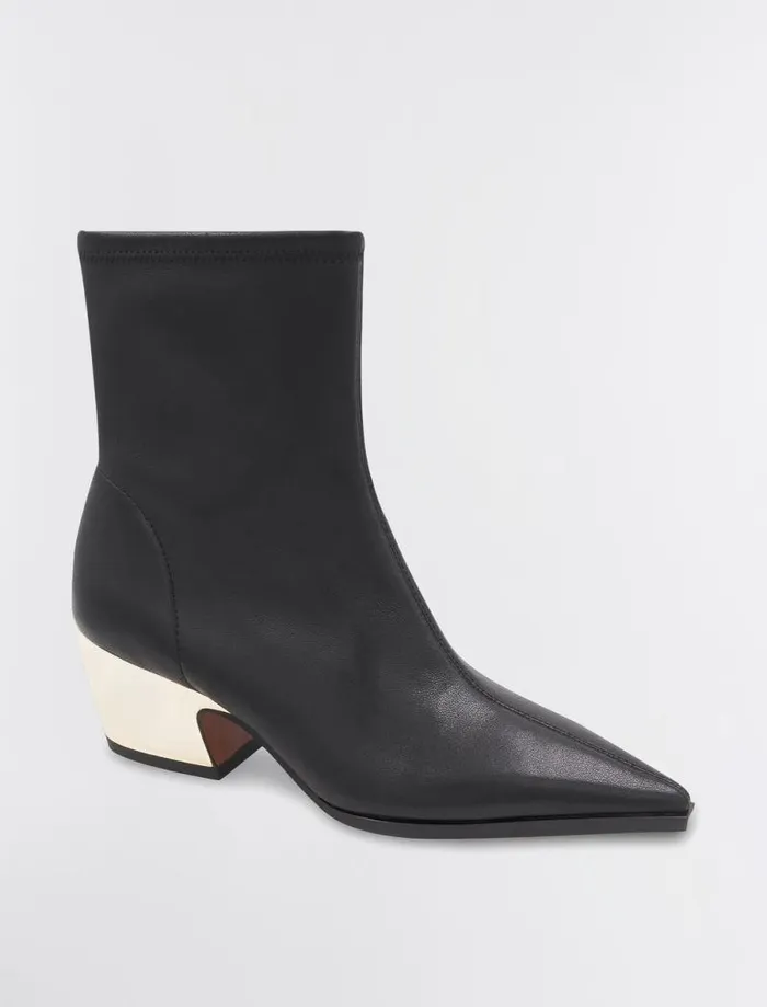 Women BCBG Shoes Seriba Mid Heel Bootie Black