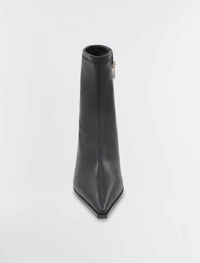 Women BCBG Shoes Seriba Mid Heel Bootie Black