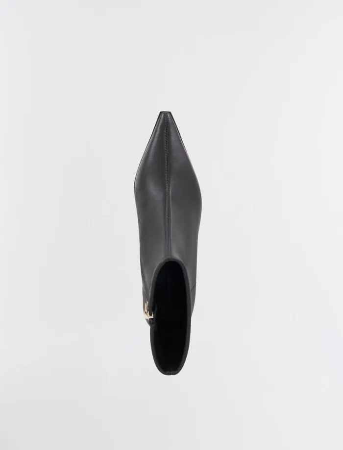 Women BCBG Shoes Seriba Mid Heel Bootie Black