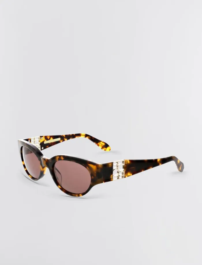 Women BCBG Sunglasses Signature Oval Icon Sunglasses Blonde Demi