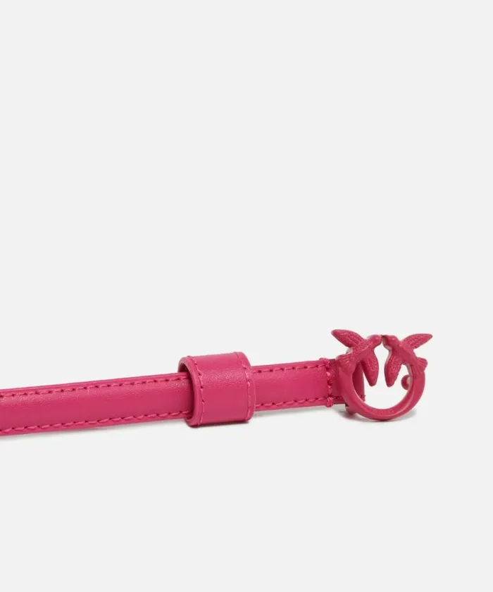Women Belts Pinko Superthin Colourblock Love Birds Belt 1cm Pinko Pinkblock Colour Women Belts Pinko Superthin Colourblock Love Birds Belt 1cm Pinko Pinkblock Colour