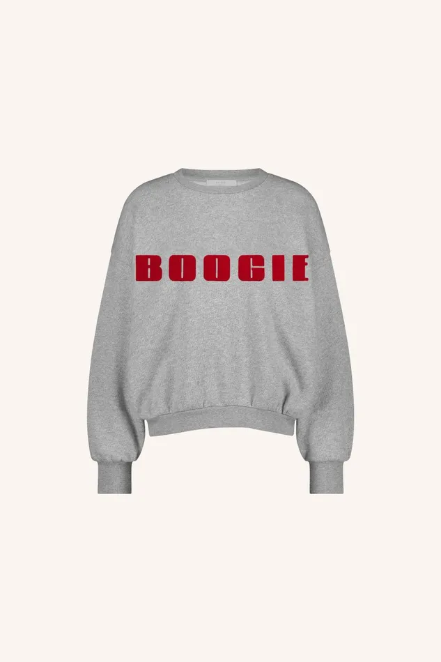 Women Bibi Boogie Sweater Grey Melee Bybar Sweaters Women Bibi Boogie Sweater Grey Melee Bybar Sweaters