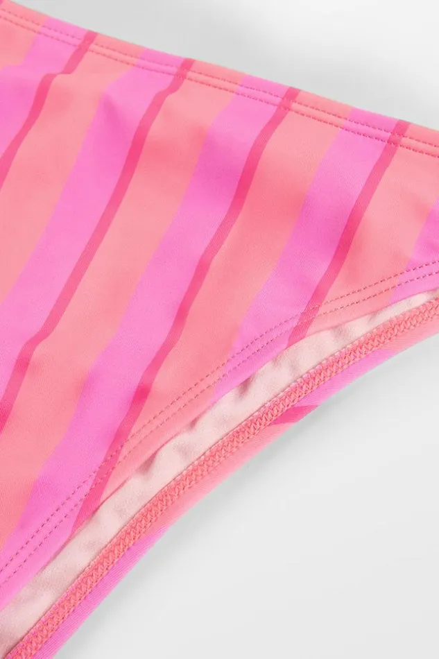 Women Bikini Bottoms Cupshe Passion Extra Cheeky Extra High Waist Bikini Bottom Pink