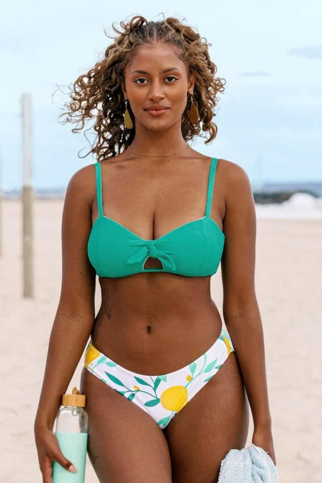 Women Bikini Sets Cupshe Presley Reversible Cut Out Bikini Multicolor