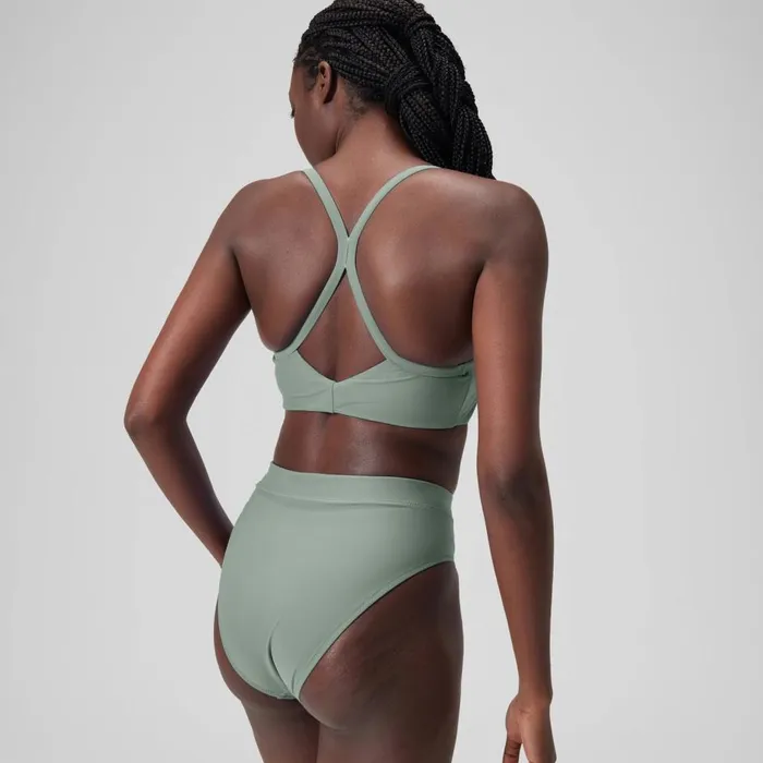 Women Bikinis and Tankinis Speedo Women039s Solid High Waisted Bikini Bottom Green Women Bikinis and Tankinis Speedo Women039s Solid High Waisted Bikini Bottom Green