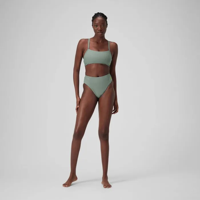 Women Bikinis and Tankinis Speedo Women039s Solid High Waisted Bikini Bottom Green Women Bikinis and Tankinis Speedo Women039s Solid High Waisted Bikini Bottom Green