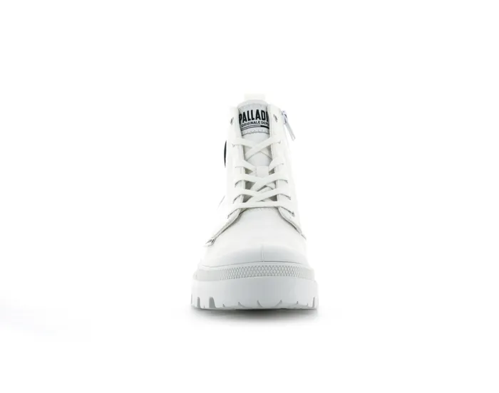 Women Boots PALLADIUM PALLABASE TWILL Star White Women Boots PALLADIUM PALLABASE TWILL Star White