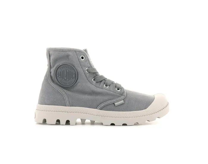 Women Boots PALLADIUM PAMPA HI Gray Flannel