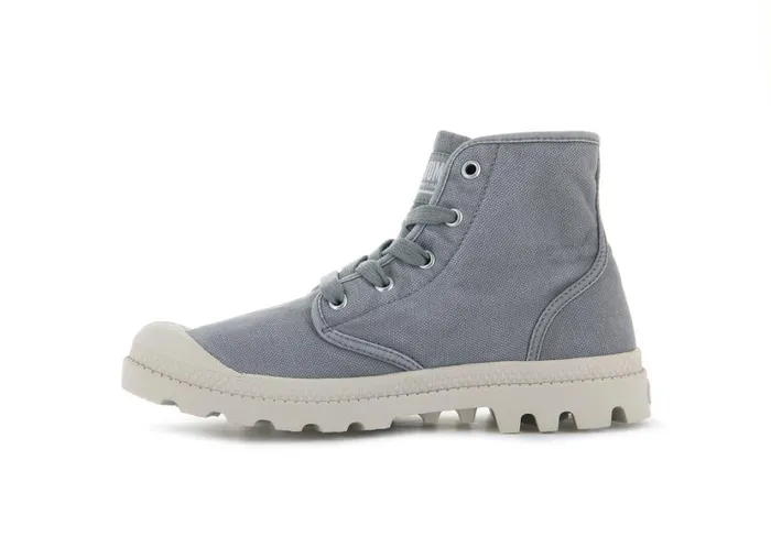 Women Boots PALLADIUM PAMPA HI Gray Flannel Women Boots PALLADIUM PAMPA HI Gray Flannel