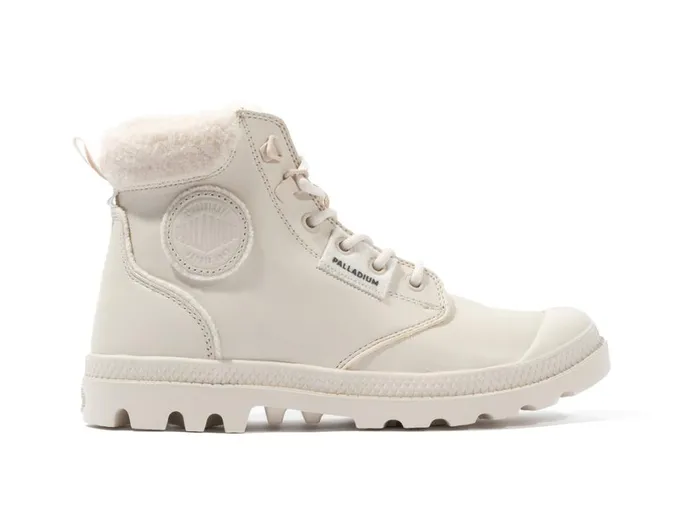 Women Boots PALLADIUM PAMPA HI SNOW WARM Almond Milk