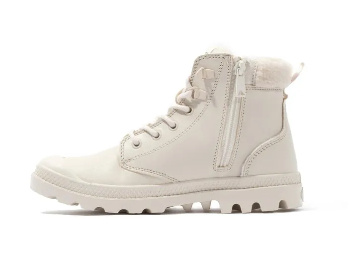 Women Boots PALLADIUM PAMPA HI SNOW WARM Almond Milk Women Boots PALLADIUM PAMPA HI SNOW WARM Almond Milk