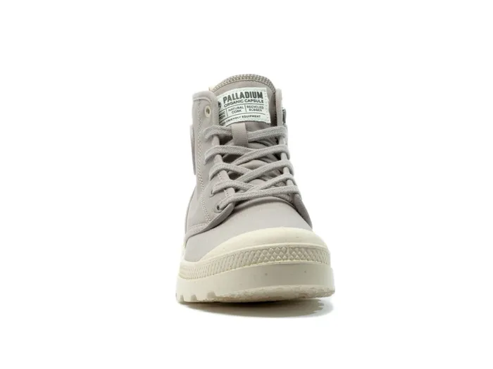 Women Boots PALLADIUM PAMPA HI ZIP ORGANIC Grey Berry Women Boots PALLADIUM PAMPA HI ZIP ORGANIC Grey Berry