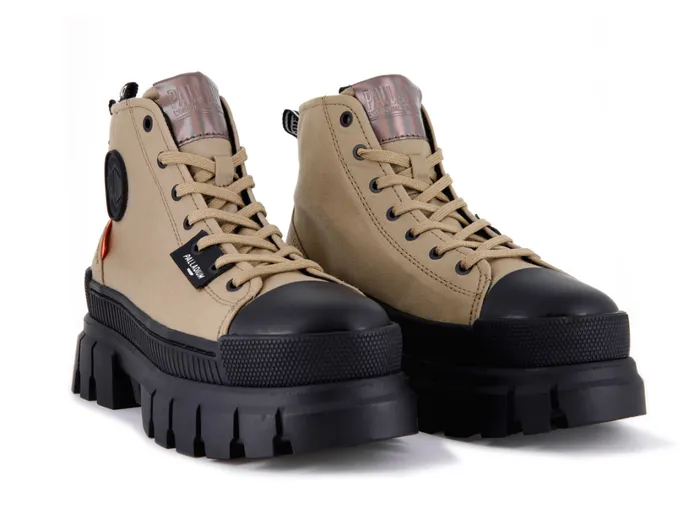Women Boots PALLADIUM REVOLT HI TX Olive Women Boots PALLADIUM REVOLT HI TX Olive