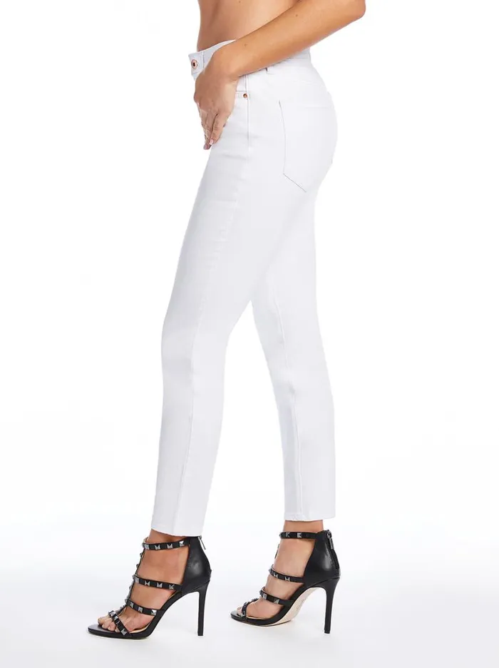 Women Bottoms Jessica Simpson Adored High Rise Ankle Skinny Jeans In White