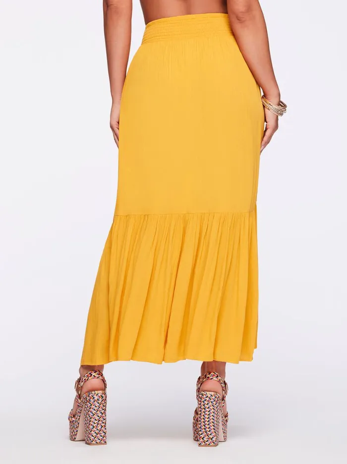 Women Bottoms Jessica Simpson Kelsie Skirt In Golden Rod
