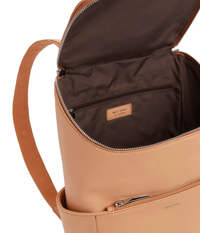 Women Brave Vegan Backpack 8211 Purity Melon Matt and Nat Diaper Bags