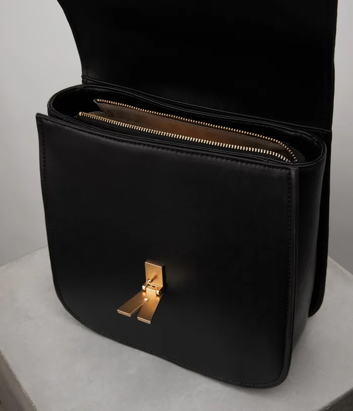Women Brooke Vegan Backpack 8211 Appleskin Black Matt and Nat Backpacks