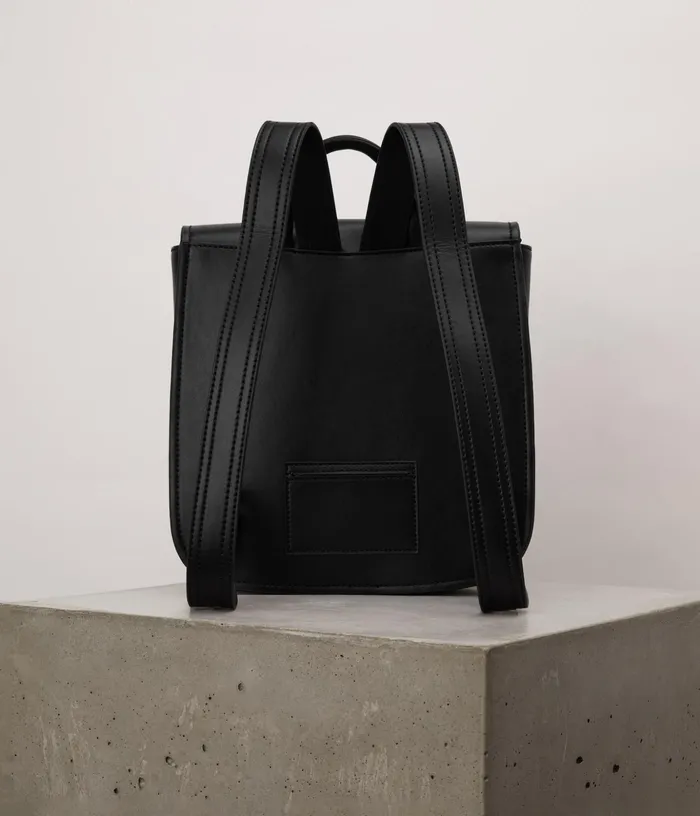 Women Brooke Vegan Backpack 8211 Appleskin Black Matt and Nat Backpacks
