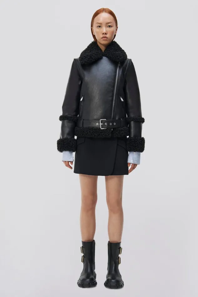 Women Charleston Jacket Black Jonathan Simkhai Jackets and Coats