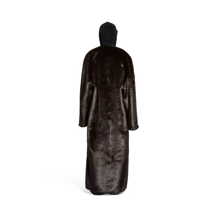 Women Coats and Jackets Balenciaga Lining Coat In Brown