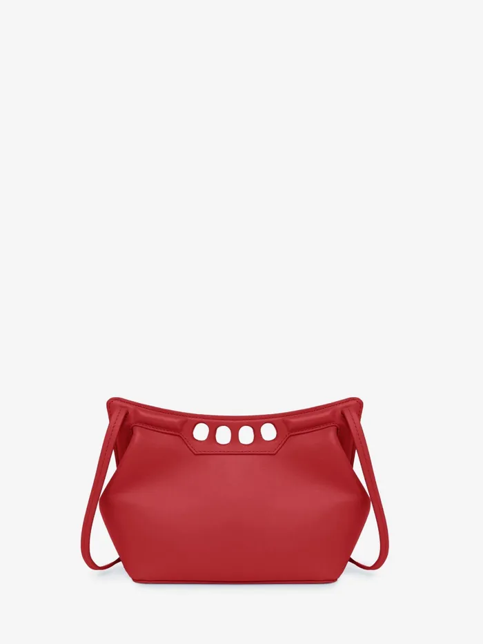 Women Crossbody Bags Alexander McQueen The Peak Bag Mini Welsh Red