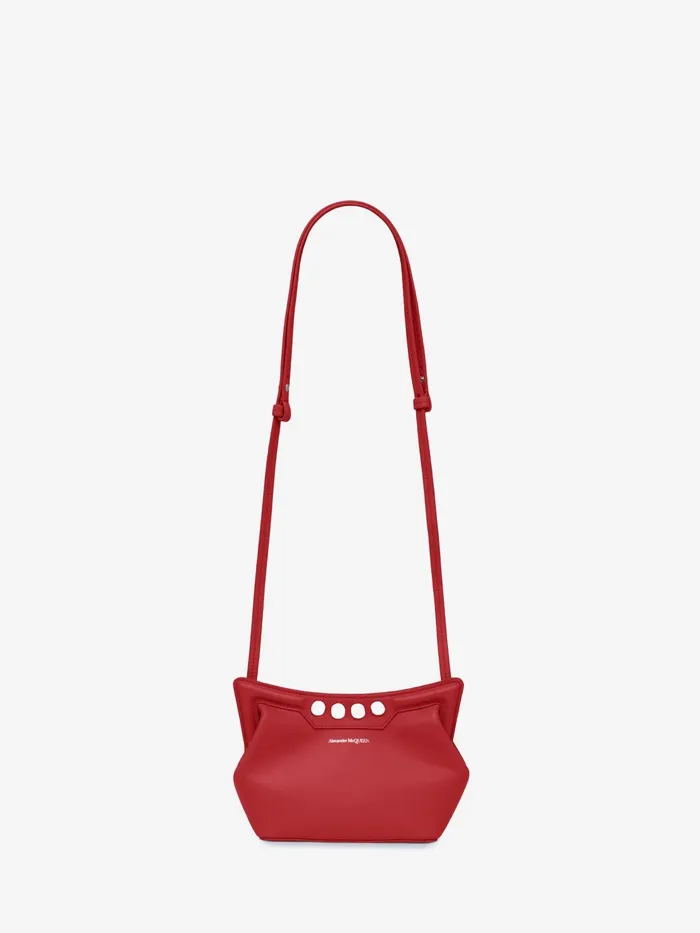Women Crossbody Bags Alexander McQueen The Peak Bag Mini Welsh Red
