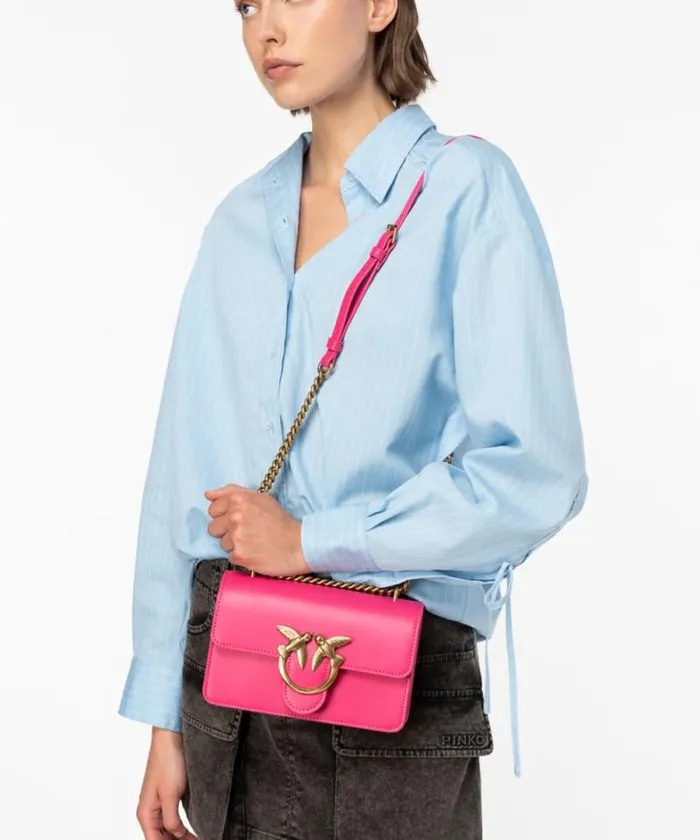 Women Crossbody Bags Pinko Mini Love Bag One Simply Pinko Pinkantique Gold Women Crossbody Bags Pinko Mini Love Bag One Simply Pinko Pinkantique Gold