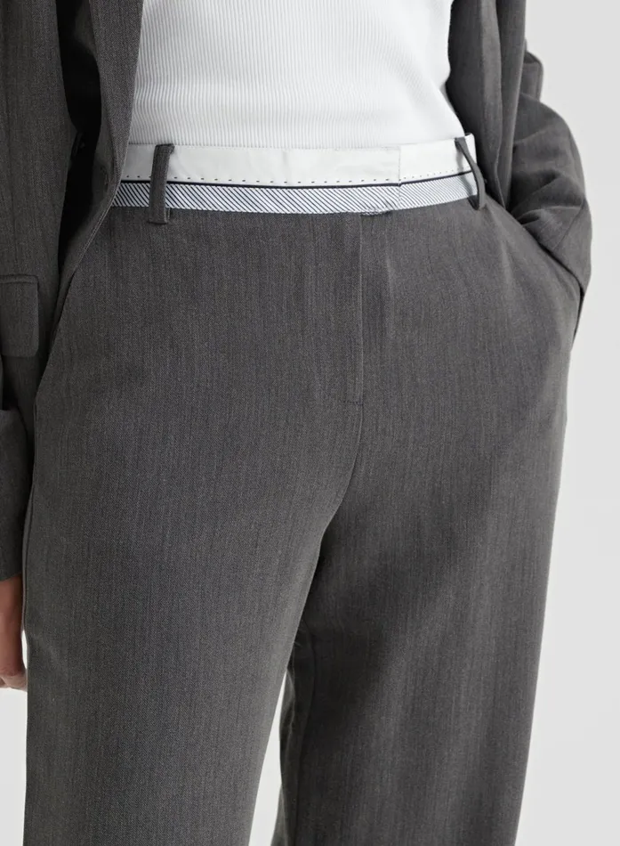 Women Dark Grey Tailored Trousers Mihalia 4th and Reckless Pants