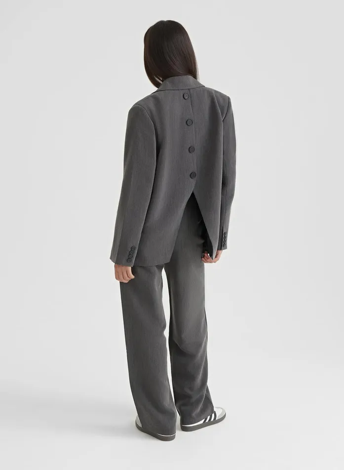 Women Dark Grey Tailored Trousers Mihalia 4th and Reckless Pants