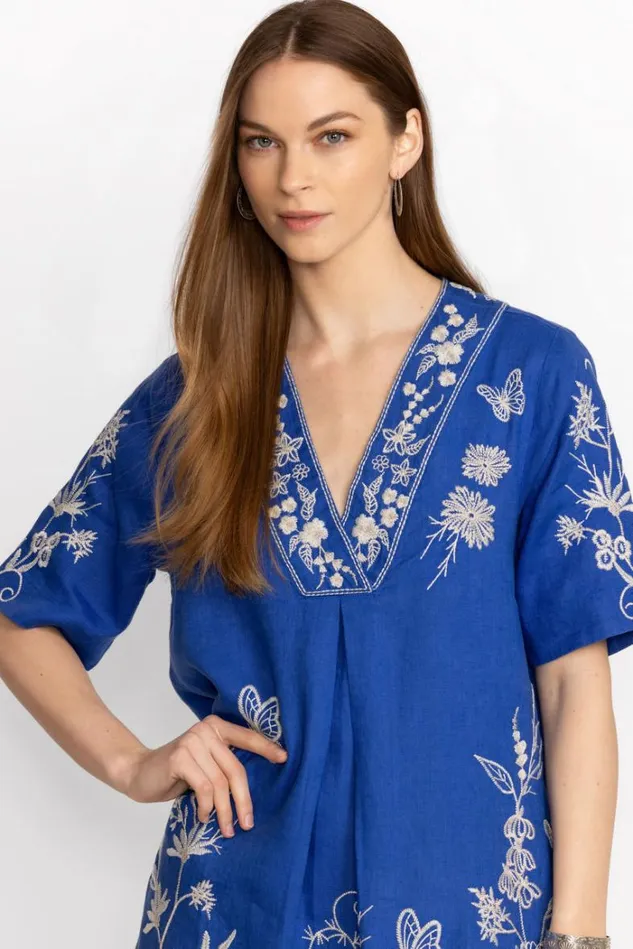 Women DOMINGO DOLMAN DRESS Admiral Blue Johnny Was Dresses Women DOMINGO DOLMAN DRESS Admiral Blue Johnny Was Dresses