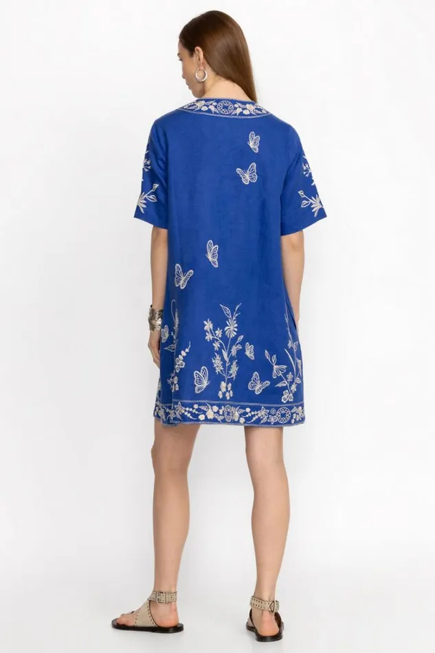 Women DOMINGO DOLMAN DRESS Admiral Blue Johnny Was Dresses Women DOMINGO DOLMAN DRESS Admiral Blue Johnny Was Dresses