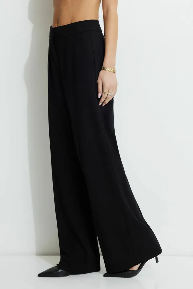 Women Dynamite Pants Yasmin Straight Leg Pants Black