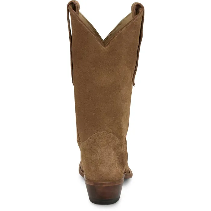 WOMEN Fancy 11034 Suede Camel Justin Boots Western