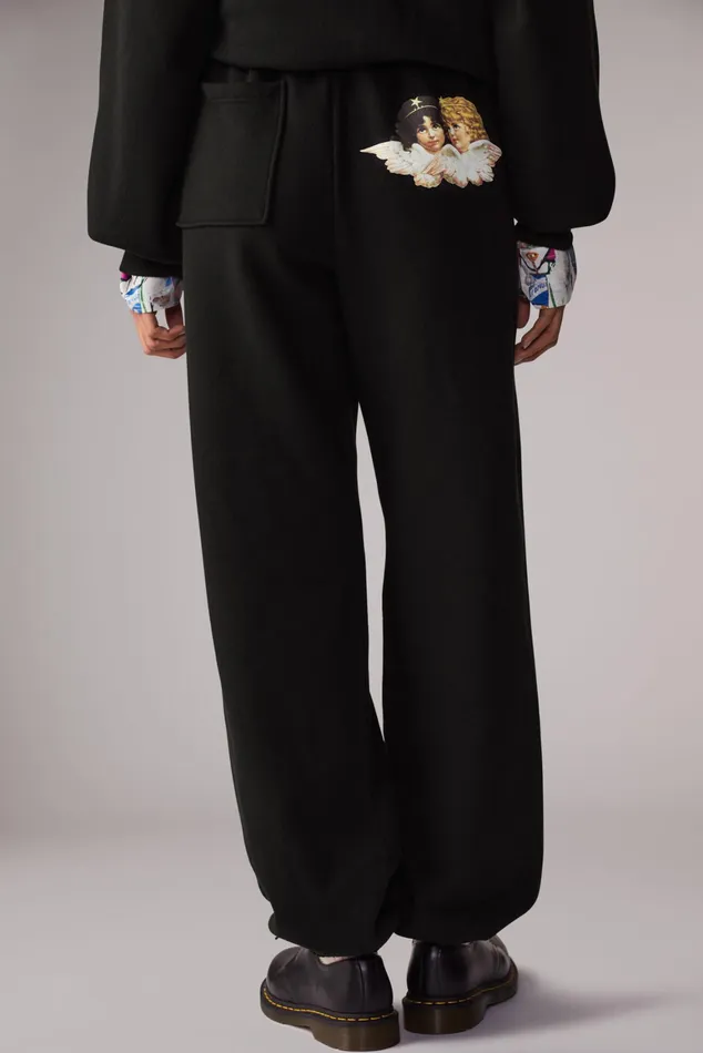 Women Fiorucci Angels Angels Joggers Black Women Fiorucci Angels Angels Joggers Black
