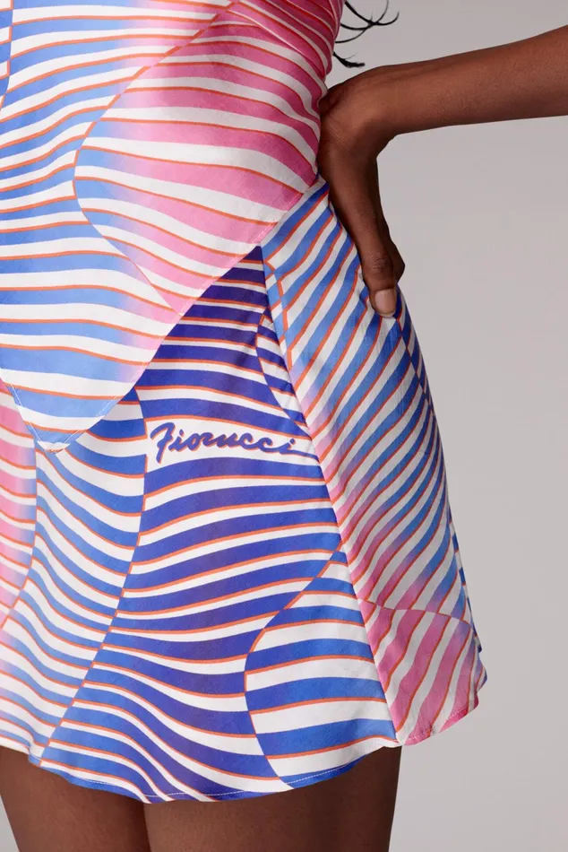 Women Fiorucci Shorts and Skirts Wave Print Mini Skirt Multi Women Fiorucci Shorts and Skirts Wave Print Mini Skirt Multi