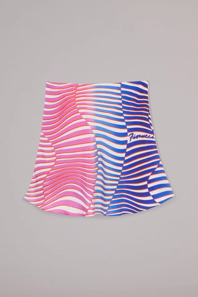 Women Fiorucci Shorts and Skirts Wave Print Mini Skirt Multi Women Fiorucci Shorts and Skirts Wave Print Mini Skirt Multi