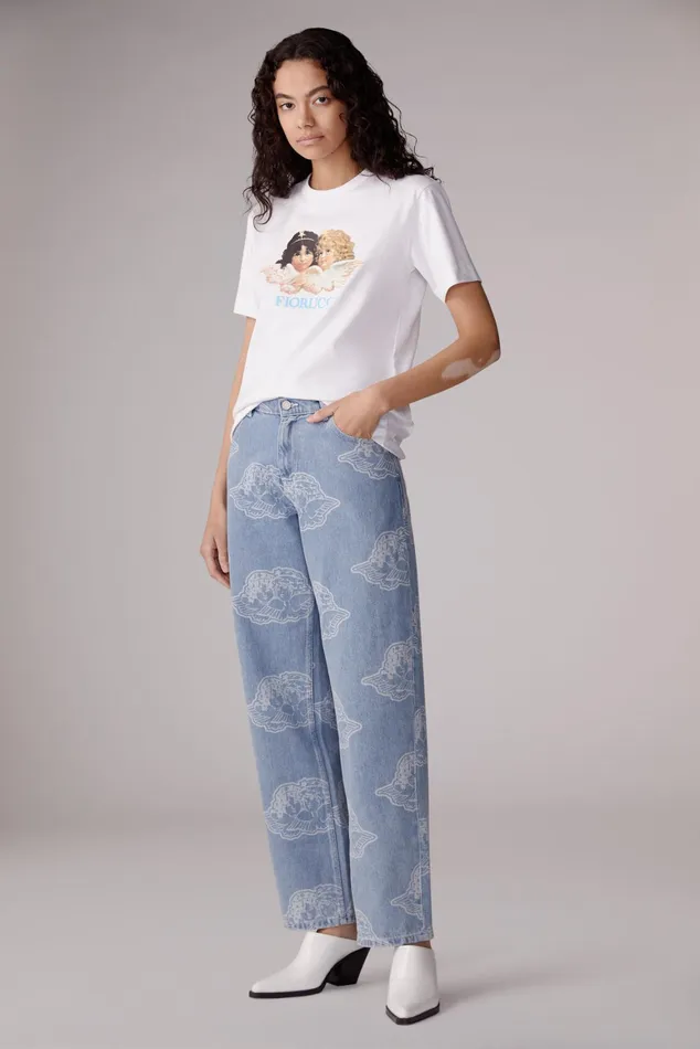 Women Fiorucci TShirts and Tops Angels TShirt White