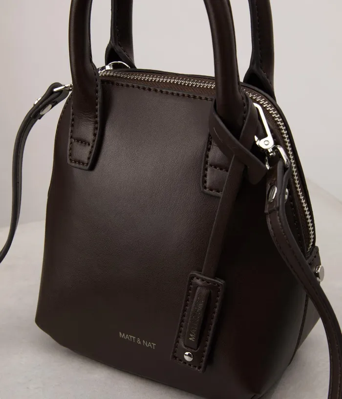 Women Gessi Mini Vegan Satchel 8211 Appleskin Cord Matt and Nat Satchels