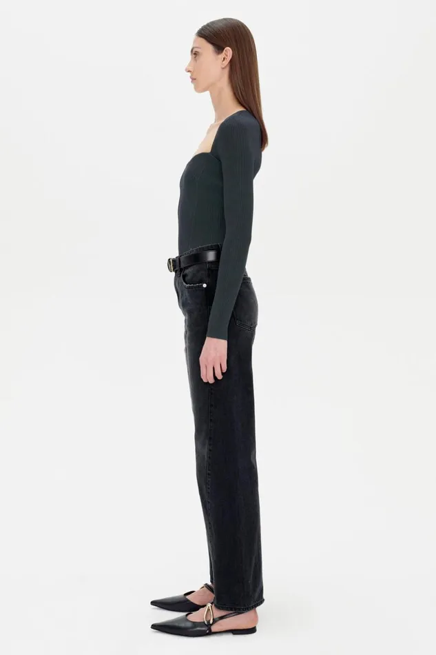 Women Giuliana Top Emerald Jonathan Simkhai Knitwear