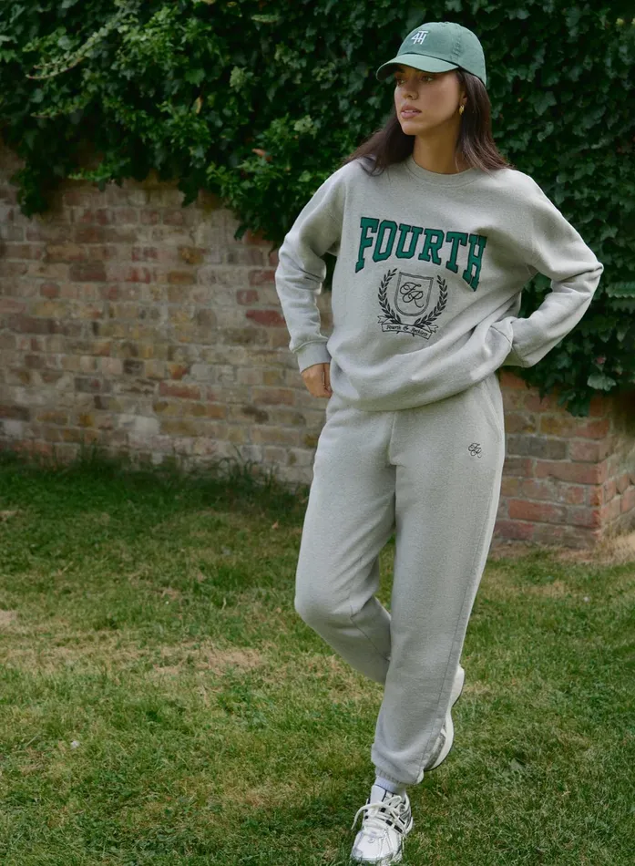 Women Grey Fourth Branded Cuffed Jogger Arlo 4th and Reckless Pants