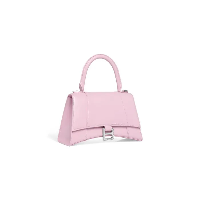 Women Handbags Balenciaga Hourglass Small Handbag Box In Pink