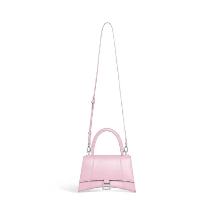 Women Handbags Balenciaga Hourglass Small Handbag Box In Pink