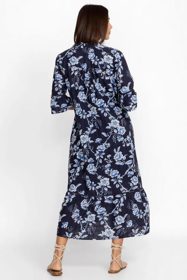 Women HI LOW RUFFLE SLEEVE MAXI Magnolia Johnny Was Dresses Women HI LOW RUFFLE SLEEVE MAXI Magnolia Johnny Was Dresses