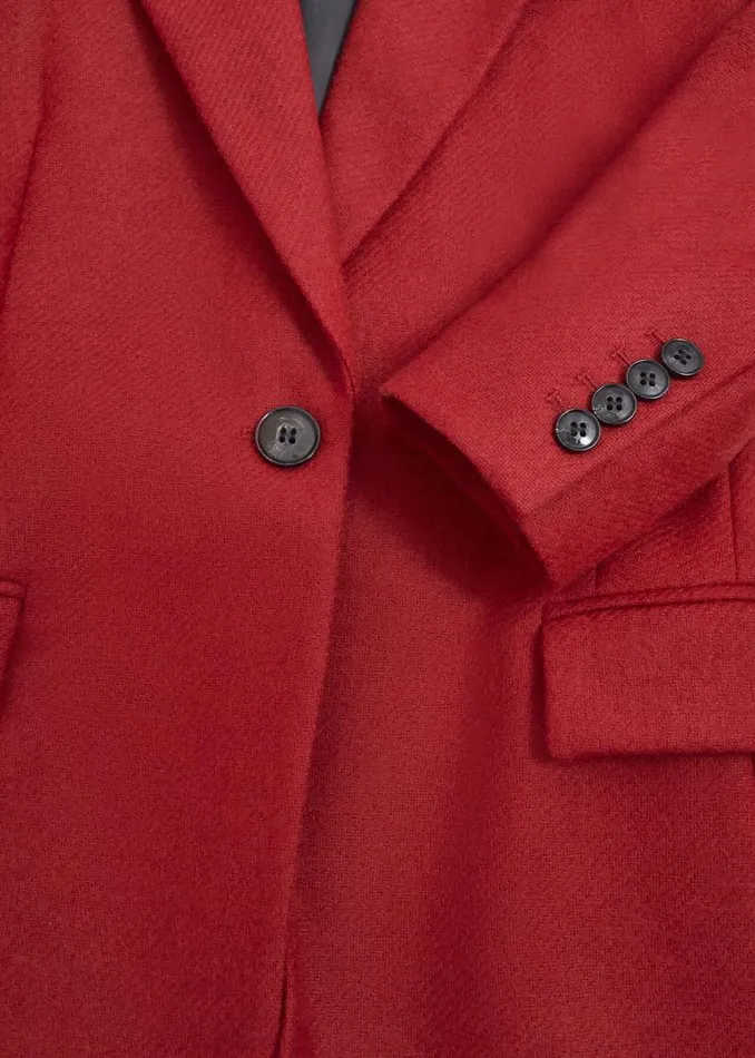 Women HOBBS Coats and Jackets Jess Wool Jacket Pomegranate Red