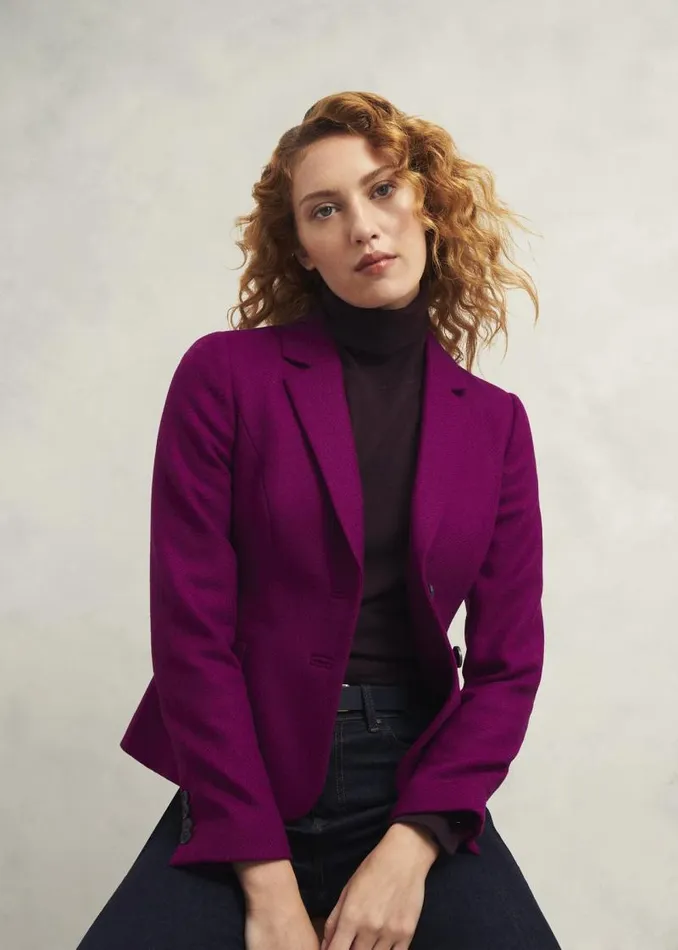 Women HOBBS Coats and Jackets Petite Hackness Jacket Pink
