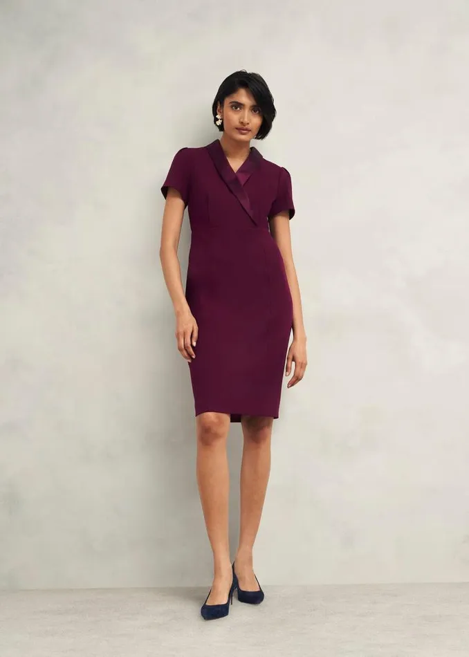 Women HOBBS Dresses and Jumpsuits Amira Dress Warm Plum