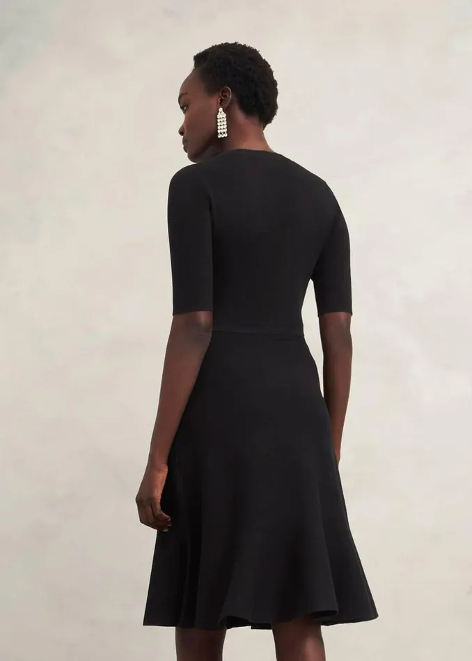 Women HOBBS Dresses and Jumpsuits Cece Knitted Dress Hobbs Black