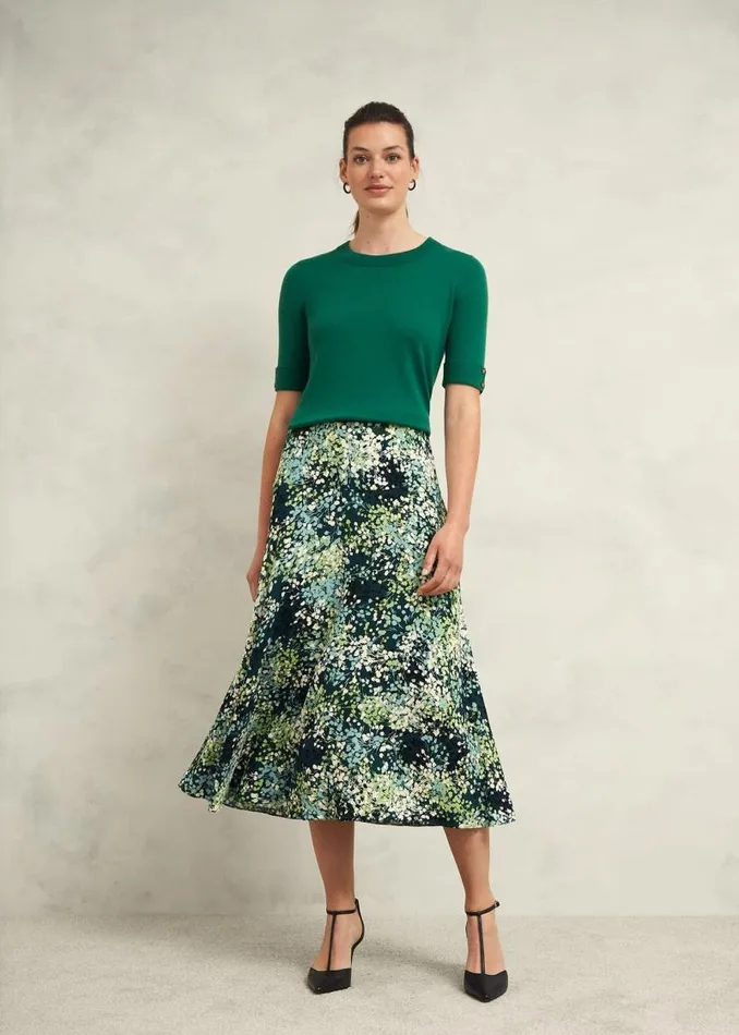 Women HOBBS Skirts Kiara Skirt Green Multi