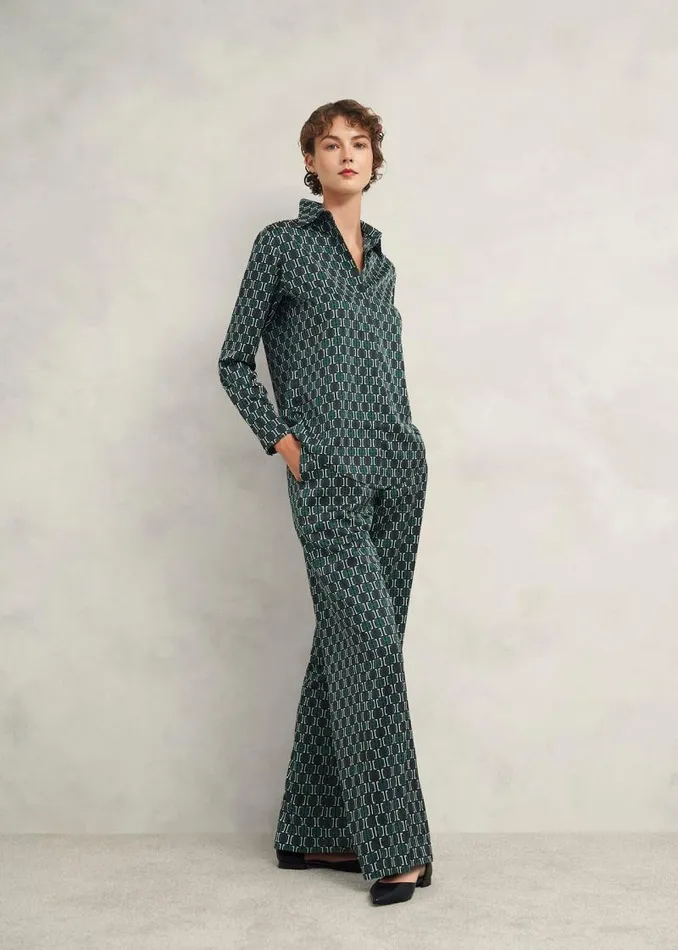 Women HOBBS Trousers Finwell Satin Trouser Multi