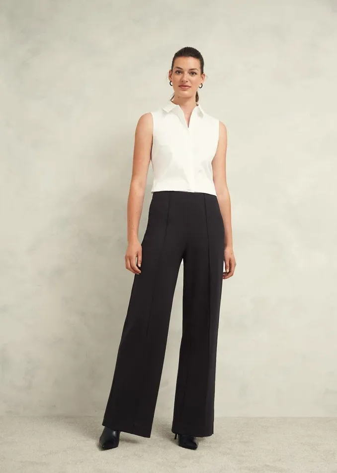 Women HOBBS Trousers Prim Trousers Black